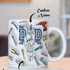 Taza de Café Personalizada 3D para Papá