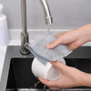 Heavy-Duty Microfiber Cleaning Cloths with Steel Mesh