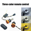 RGB Remote Control LED Headlight Bulbs with Tri-Color Modes