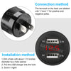 Dual USB Car Charger with LED Voltmeter – Fast Charging 12V/24V