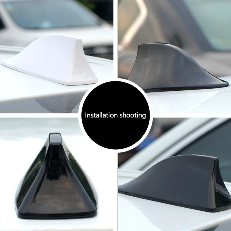 Shark Fin Car Antenna with FM/AM Signal Booster