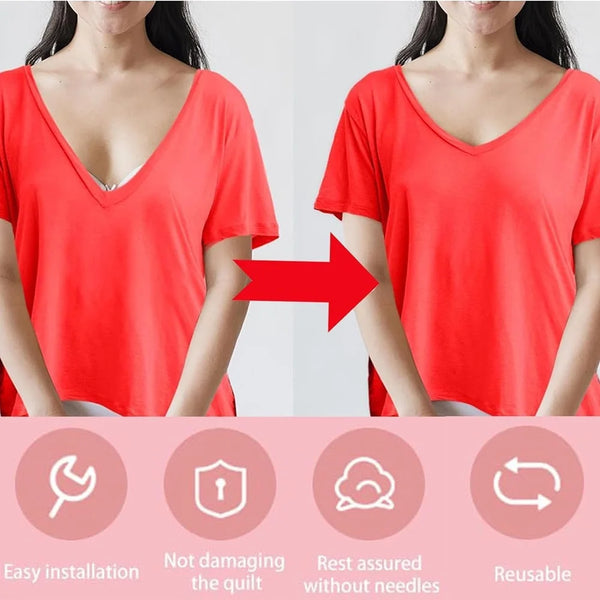Pistolet à micro-points rouge pour la réparation de vêtements, montrant une installation facile et des fonctionnalités réutil