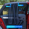 Magnetic Mesh Car Window Sunshade Set – UV Protection & Privacy