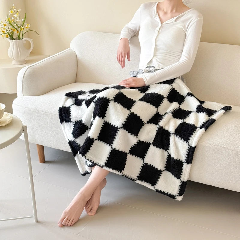 Panda Flannel Throw Blanket - Soft Plush Cover for Couch, Bed & Travel