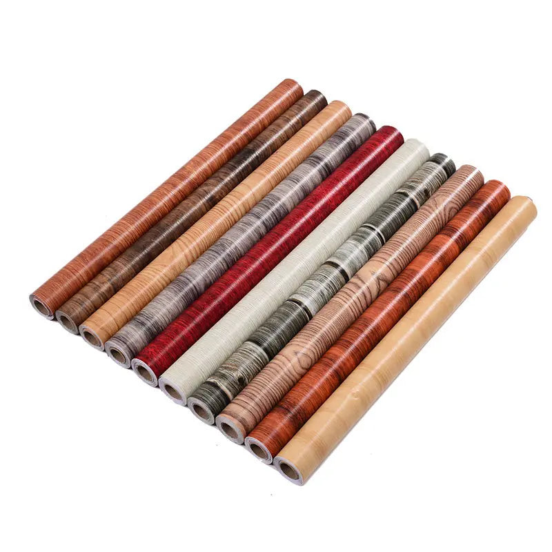 Self-Adhesive Wood Grain PVC Wall & Furniture Wrap