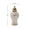 Nordic Ceramic Electroplated Tabletop Vase