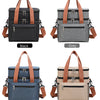 Insulated Double-Layer Lunch Tote with Shoulder Strap