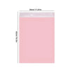 A pink self-adhesive waterproof mailing bag measuring 30cm by 42cm.