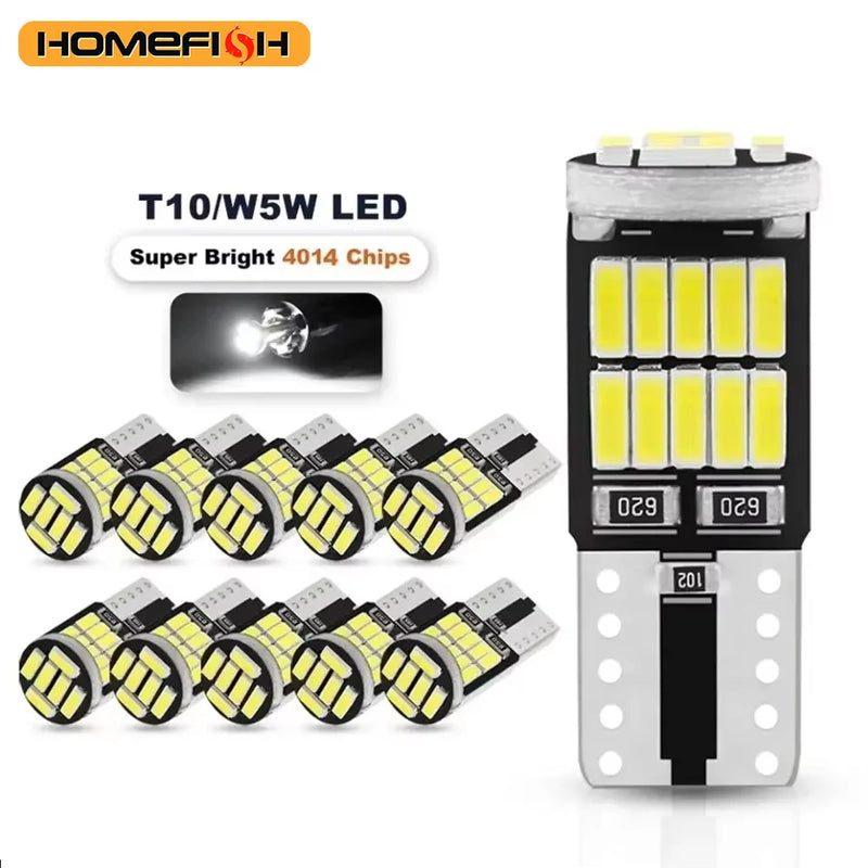 T10 W5W LED Innenraum-Lampen für Autos – 10er-Pack