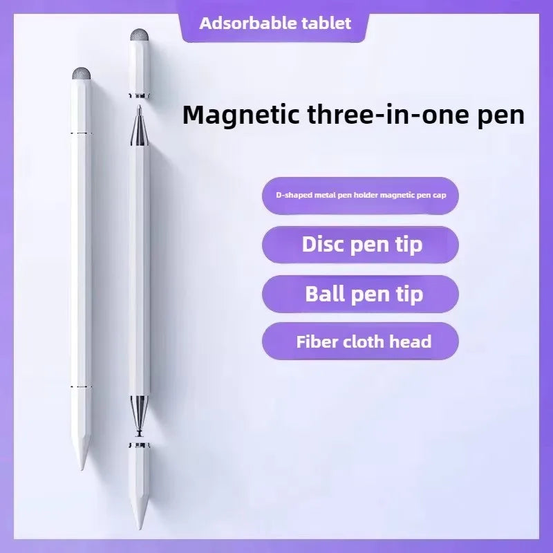 Universal Magnetic Stylus Pen for Touch Screens