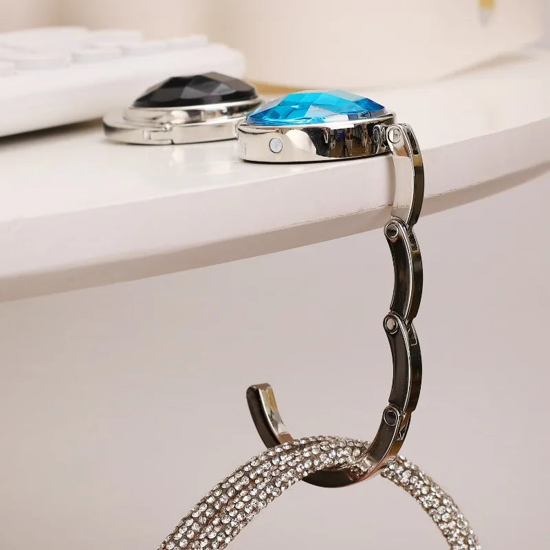 Foldable Crystal Acrylic Hook with Anti-Slip Pad