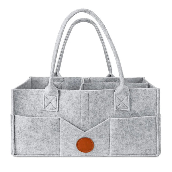 Large Capacity Felt Diaper Storage Bag