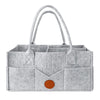 Large Capacity Felt Diaper Storage Bag