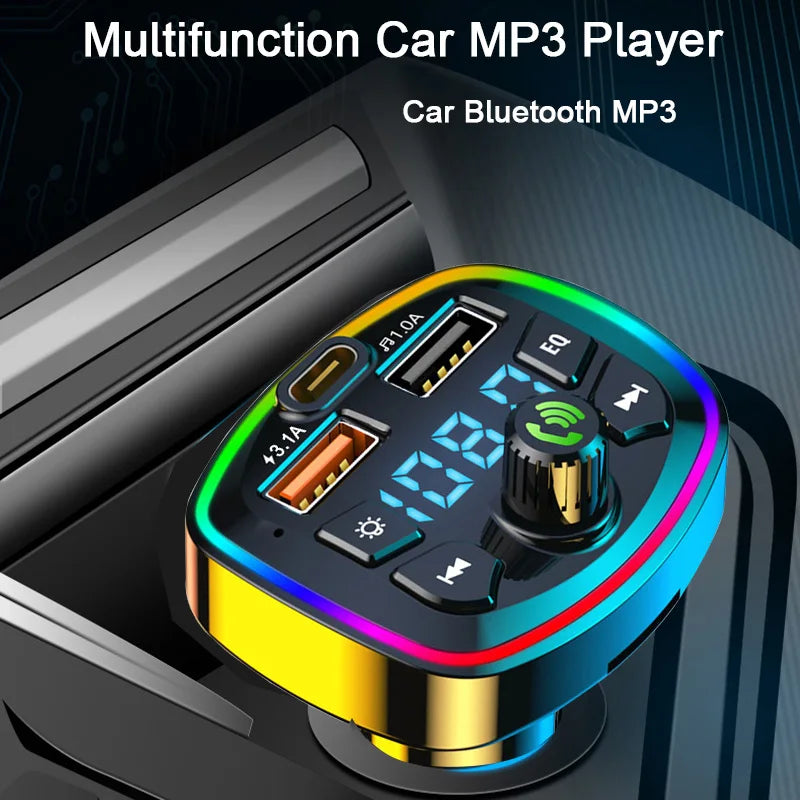 Bluetooth FM Transmitter with Dual USB Charger