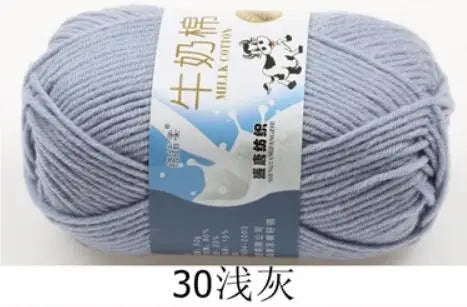 Milk Cotton Crochet Yarn – Soft, Durable Knitting Thread in 91 Colors