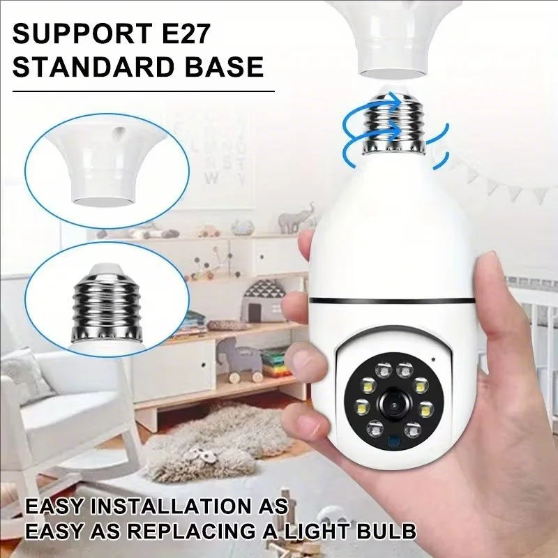 360° Wireless PTZ Security Camera with Night Vision