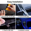 USB Powered EL Wire Ambient Light Strip for Car Interior
