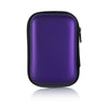 Purple hard EVA protective case for a SanDisk Extreme portable SSD