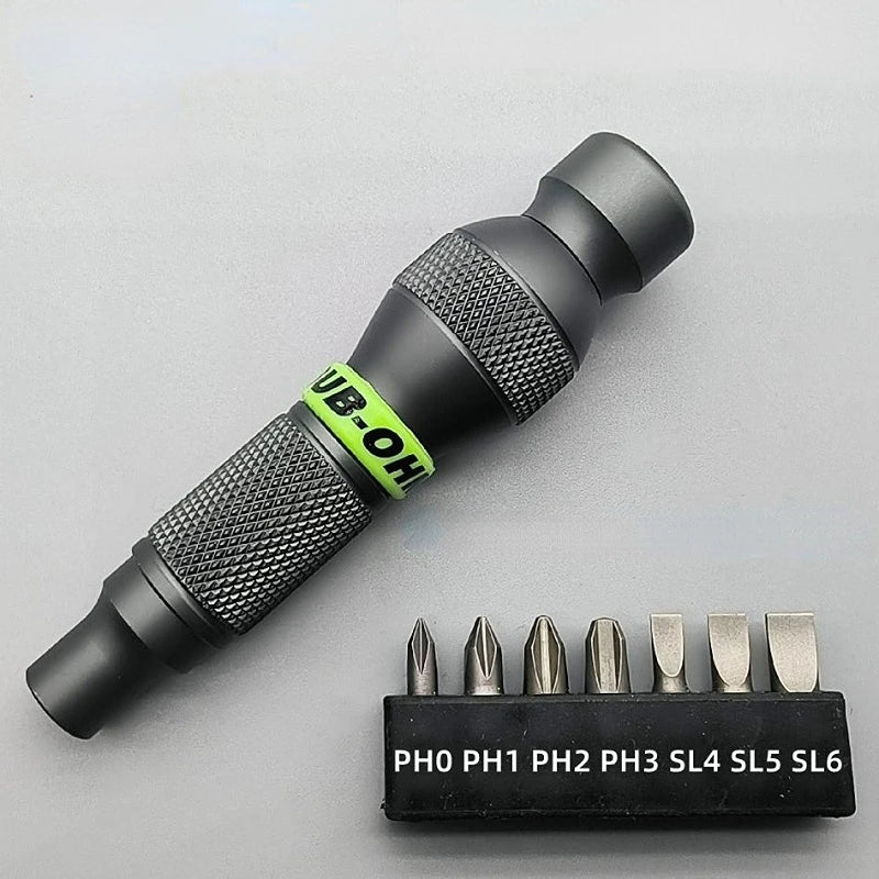 Compact Multi-Bit Ratchet Screwdriver Set