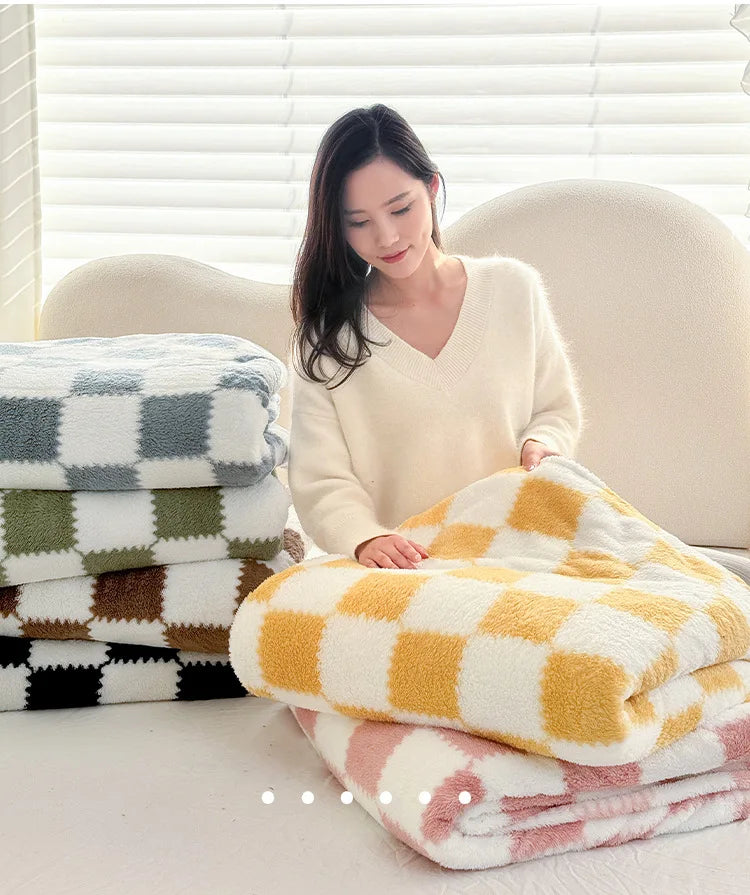 Panda Flannel Throw Blanket - Soft Plush Cover for Couch, Bed & Travel