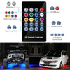 Tiras LED RGB Reactivas al Sonido para Iluminación Inferior del Coche