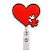 Glitter Acrylic Retractable ID Badge Reel