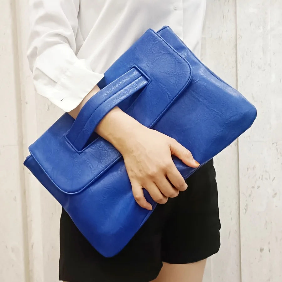 Women's Envelope Clutch Bag with Crossbody Strap