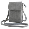 Bolso bandolera compacto de piel sintética