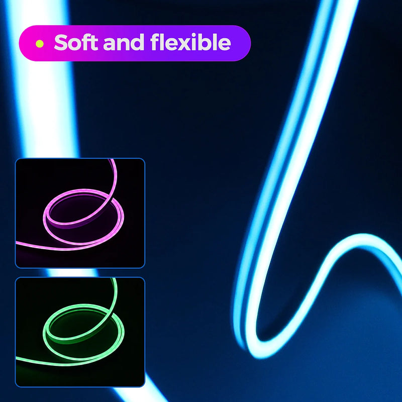 Flexible RGB LED Neon Rope Light