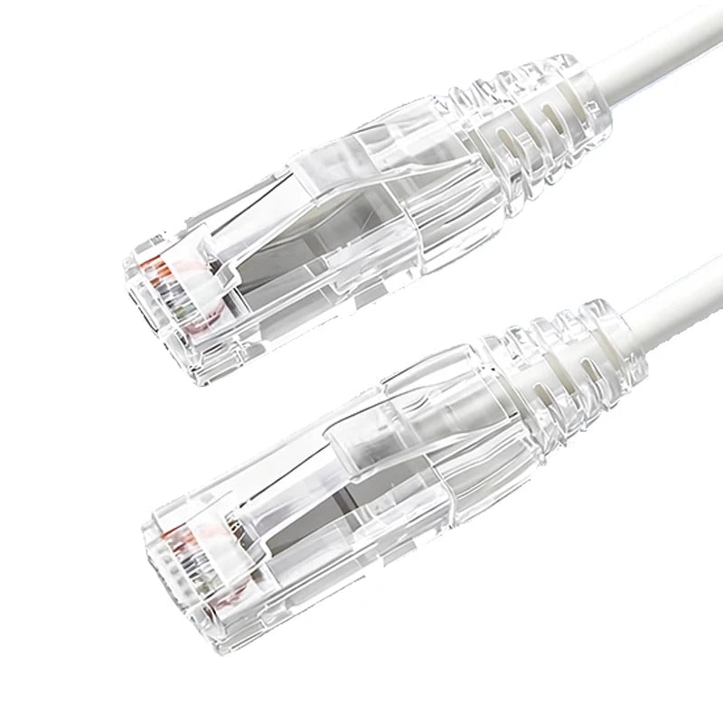 Slim Cat6A Ethernet Patch Cables – 28AWG UTP RJ45 (5-Pack)