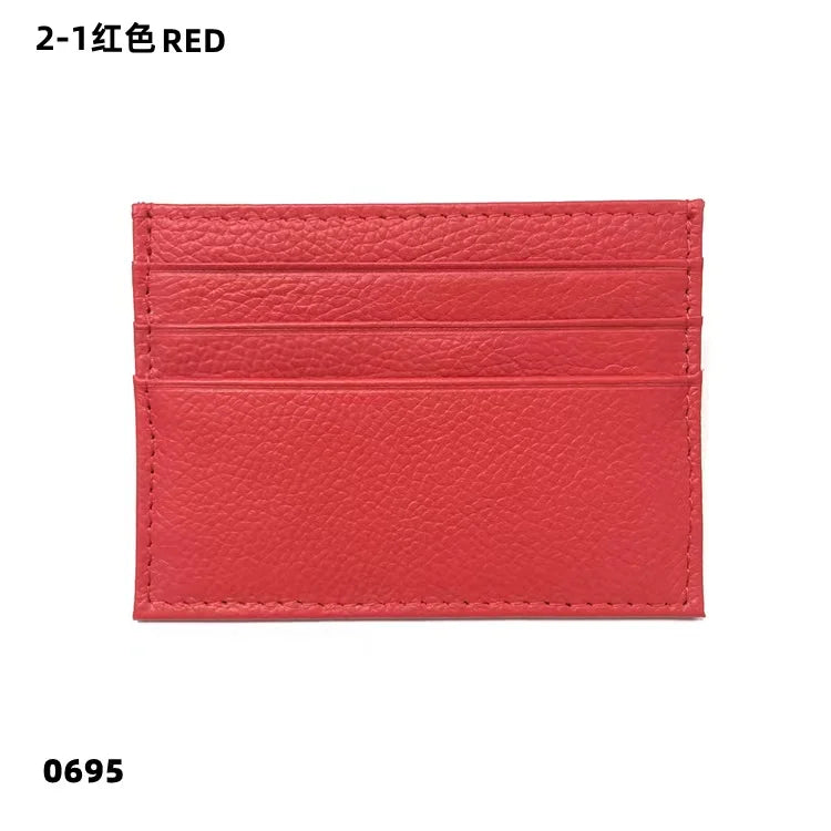 Genuine Leather Credit Card Holder – Slim ID & Card Case