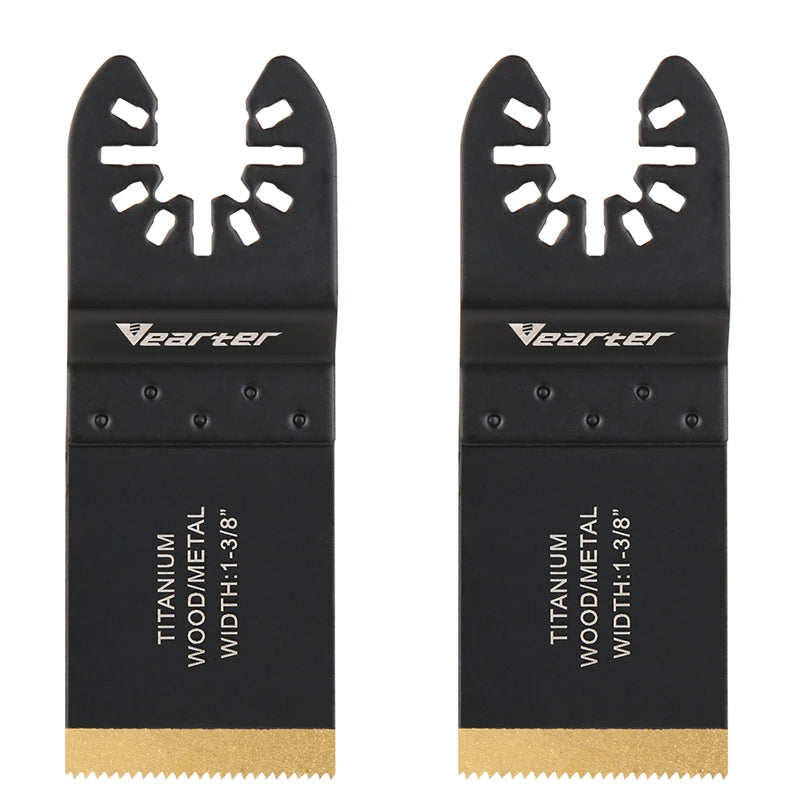 Titanium Coated Oscillating Multitool Saw Blades (2-Pack)