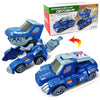 2-in-1 Transforming Dinosaur Car Toy with Lights and Sounds