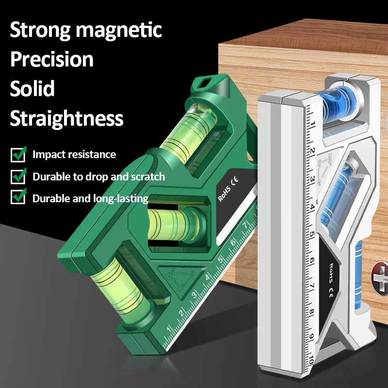 Magnetic Pocket Level Gauge with 3-Axis Precision