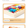 Montessori Wooden Color & Shape Matching Puzzle for Toddlers