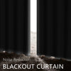 100% Blackout Solid Color Curtains for Bedroom and Living Room
