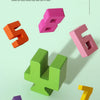 Montessori Wooden Number Puzzle - Counting & Stacking Toy for Kids