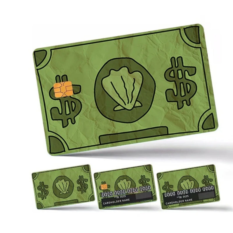 Decorative Credit Card Skin Stickers (Set of 4)