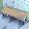 Waterproof PU Leather Bench Cover – Stretch Fit, Removable & Washable