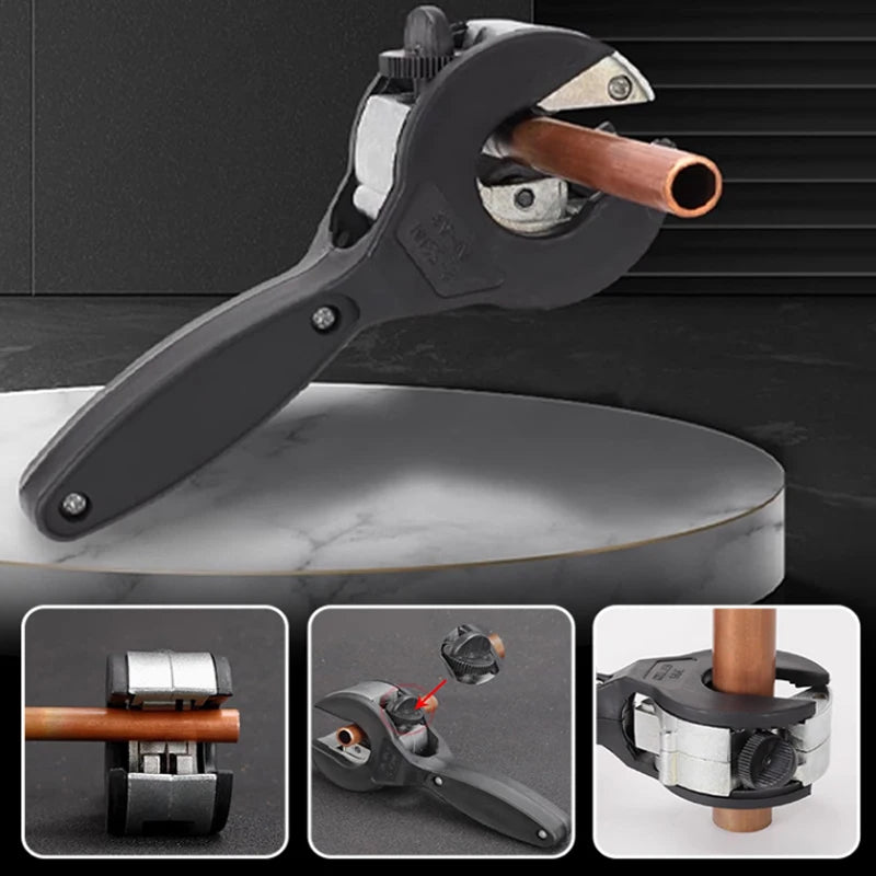 Ratchet Pipe Cutter for Stainless Steel, Copper & Aluminum