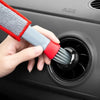 Car Air Vent Cleaning Brush with Microfiber Pad