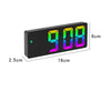 Modern LED Alarm Clock with Voice Control and Night Mode