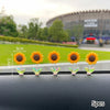 Mini Sunflower Shaking Head Car Decorations (Set of 5)