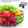 2-Tier Countertop Fruit Basket with Banana Hanger