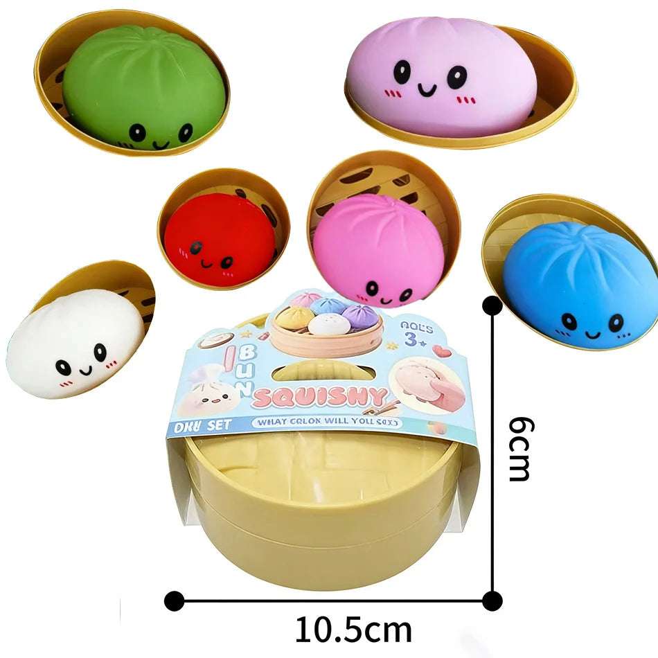 Juguete Anti-Estrés Baozi de Apretar