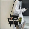 Harajuku Nylon Crossbody Bag with Adjustable Strap