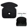 Black folding effect water-absorbent cushion protector for stroller and car seat