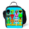 Cartable Enfant Cartoon Sprunki avec Pochette Avant