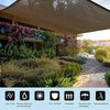 Brown PE Shade Cloth with Grommets