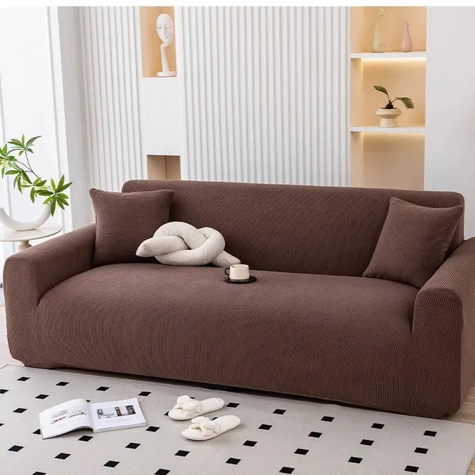 Elastic Stretch Sofa Cover with Non-Slip Backing